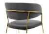 Стул Woodville Kamelia 11777 grey / gold фото 6