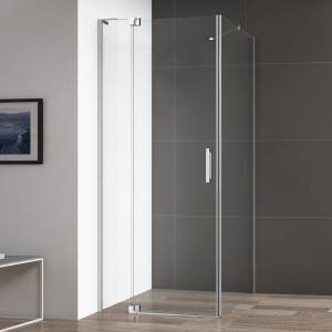 Душевой уголок Cezares Slider AH 1 100-70/80 C Cr профиль хром, стекло прозрачное