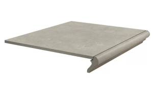 Ступень Kerama Marazzi Хадду KM4040G0011NGTF фронтальная серый светлый матовый 40.2x34