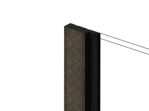 Финишный молдинг Hiwood LF124A(LE1) BR497K 270x1.2x4.2