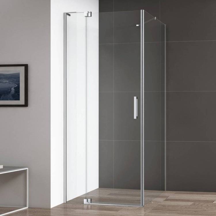 Душевой уголок Cezares Slider AH 1 100-70/80 C Cr профиль хром, стекло прозрачное