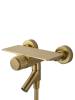 Смеситель для ванны Wonzon & Woghand WW-FE05L221-BG с душем, брашированное золото фото 5