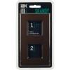 Рамка 2-постовая IEK Skandy SK-M22-M-K30 шоколад фото 5