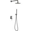 Душевой комплект Boheme Uno 464-GM Gun Metall, с внутренней частью
