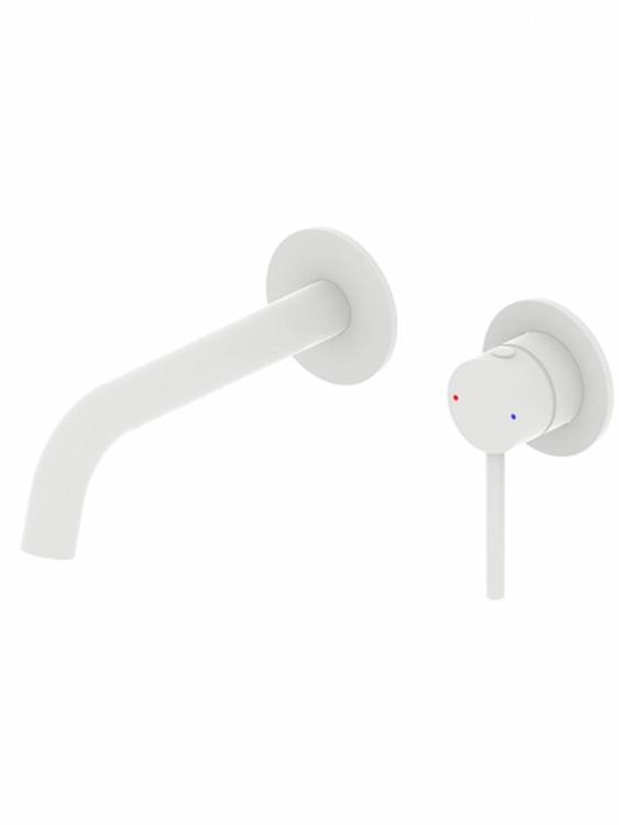 Смеситель для раковины Wonzon & Woghand Stick WW-88869017-MW встраиваемый, белый матовый