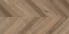 Керамогранит Laparet Wood Lux Walnut Chevron M коричневый матовый карвинг 60x120 фото 2