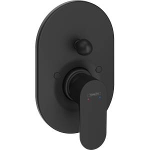 Смеситель для ванны Hansgrohe Rebris 72448670 S с внутренней частью, черный матовый