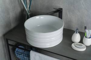 Раковина Gid Esfera W969 51174 белая, 41x41x18