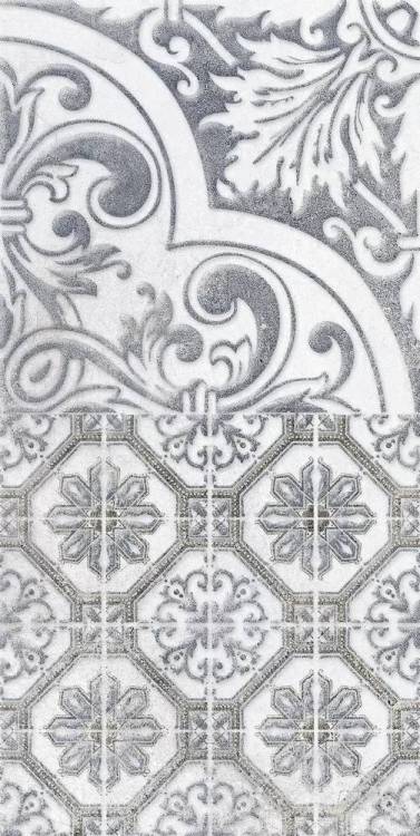 Декор Lasselsberger Ceramics Кампанилья 1641-0095 3 серый 20x40