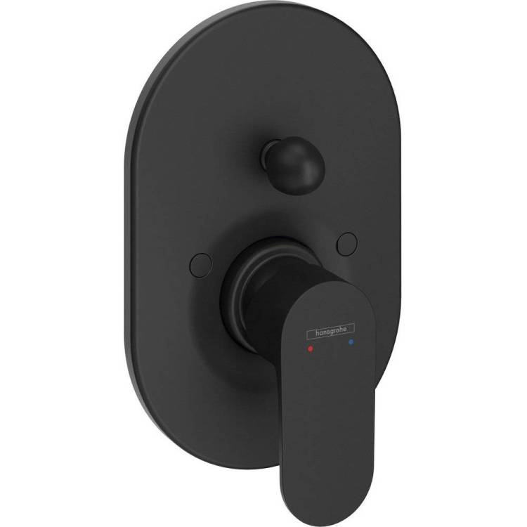 Смеситель для ванны Hansgrohe Rebris 72448670 S с внутренней частью, черный матовый