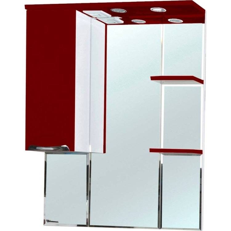 Зеркало Bellezza Альфа 75 L красное