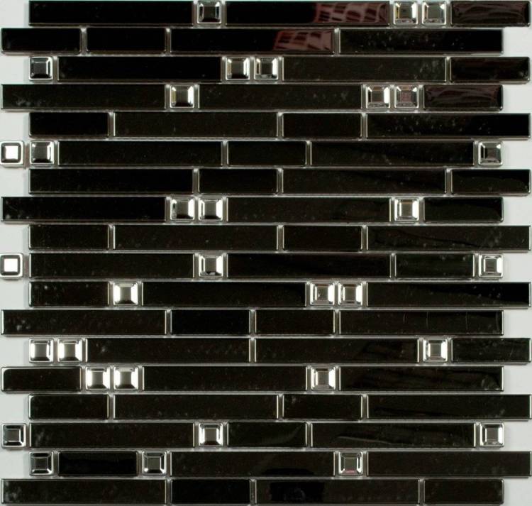 Мозаика NSmosaic Metal series MS-604 метал (15х48х98x6) 305x298