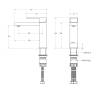 Смеситель для раковины Cezares Slider SLIDER-LS-NOP черный матовый фото 4