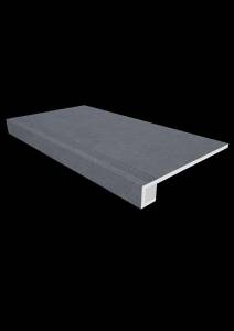 Ступень Estima Luna 39611 Черный 33x120 + Подступенок (14.5x120)