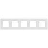 Рамка 5-постовая IEK Skandy SK-M52-K01 арктический белый фото 5