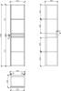 Шкаф-пенал BelBagno Pietra 150 polissandro, универсальный фото 3