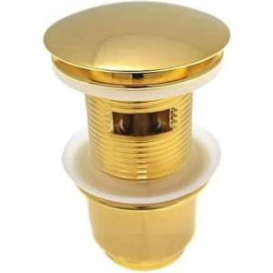 Донный клапан Remer 905CC2114BG Латунь, Золотой матовый