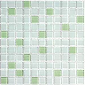 Мозаика Bonaparte Jump Green №8 light (2.5x2.5) 30x30x4