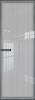 Межкомнатная дверь Profil Doors 1 AGN цвет профиля Серая ночь, стекло безопасное 4 мм страйп 800x2000