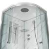 Душевая кабина Niagara Luxe NG-7702M 1000x1000х2100  низкий поддон 15см стенки МРАМОР 3 места фото 2