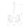 Подвесной светильник Bogates Foglia 341 Smart (540) фото 7