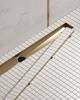 Душевой лоток Timo Drain System DS230206/17 двухсторонняя решетка, матовое золото фото 4