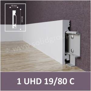 Плинтус под покраску Solid 1 UHD 19/80C 2000x80x15