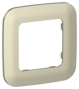 Рамка 1-постовая IEK Flite FI-M12-31-20-K37 шампань