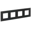 Рамка 4-постовая IEK Skandy SK-M42-G-K53 графит