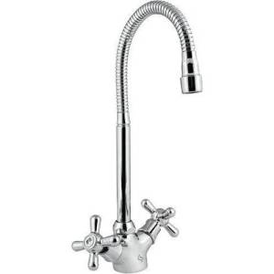 Смеситель для кухни Славен Прораб СЛ-ДВ-О25 с гибким изливом