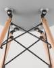 Стул Stool Group Eames Style DSW Y801-V SEAT orange DUAL оранжевый, разборный каркас фото 10