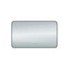 Зеркало Teymi Solli Black Soft Line T20230S с подсветкой, сенсор на взмах, 120x70