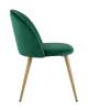 Набор из 4 стульев Stool Group Лион Страйпс DC-69030G HLR-56 X4 зеленый фото 4