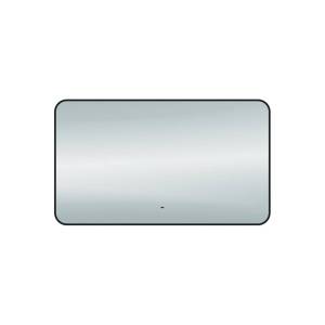 Зеркало Teymi Solli Black Soft Line T20230S с подсветкой, сенсор на взмах, 120x70