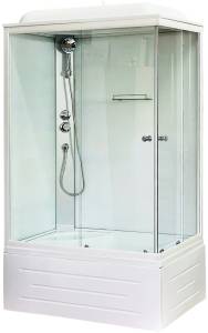 Душевая кабина Royal Bath BP RB8100BP5-WT-L с высоким поддоном, с сиденьем