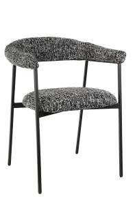 Стул Stool Group Toko DR-1510-A BMG3091G-3 черно-белый