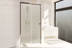 Душевая дверь в нишу Royal Bath Accord RB105HS-C-CH профиль хром, стекло матовое, 105x200