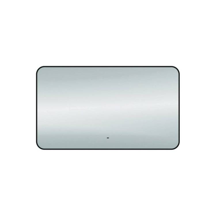 Зеркало Teymi Solli Black Soft Line T20230S с подсветкой, сенсор на взмах, 120x70