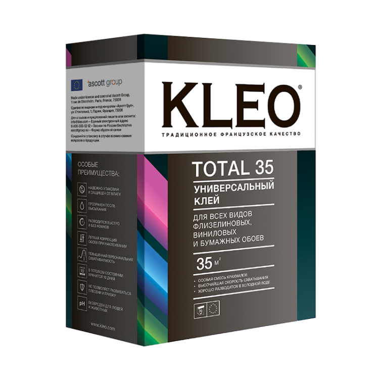 Клей обойный универсальный Kleo Total 35 250 г