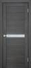 Межкомнатная дверь экошпон Мариам Техно 703, остекленная, грей 600x2000