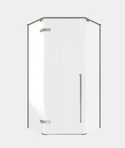 Душевой уголок Timo TTSSP-90/13C-8 профиль никель, стекло прозрачное, 90x90x200