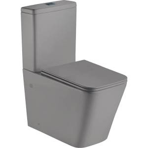 Унитаз-компакт Weltwasser Gelbach 10000005777 WW SK 001MT-GR безободковый, с крышкой-сиденьем микролифт, серый матовый