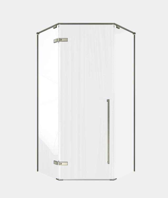 Душевой уголок Timo TTSSP-90/13C-8 профиль никель, стекло прозрачное, 90x90x200