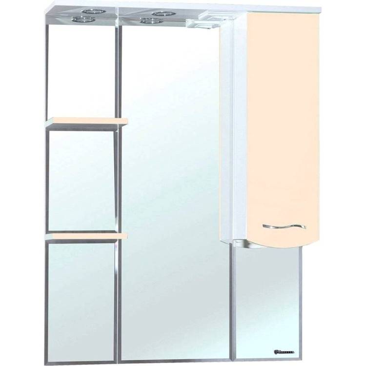 Зеркало Bellezza Мари 85 R белое, бежевое