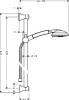 Душевой гарнитур Hansgrohe Raindance Classic 100 AIR 3 jet 27843000 Unica Classic фото 4