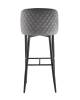 Стул барный Stool Group Оскар MC11B VELVET HLR-21 DUAL серый фото 3
