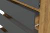 Комод Арника Денвер 00-00303822 Дуб Золотой/Графит фото 4