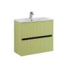 Тумба с раковиной Art&Max Torino Мята, 58.5x61 фото 2