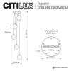 Подвесной хрустальный светильник Citilux Cloudy CL323052 фото 16