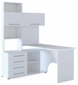 Стол компьютерный Сокол КСТ-14.1П 00-00015781, 4680212015540, 4680212015557 Белый